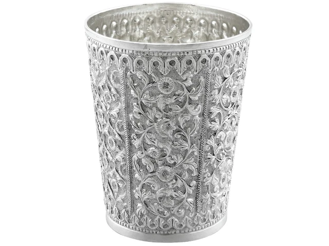 Antique Indian Silver Beaker