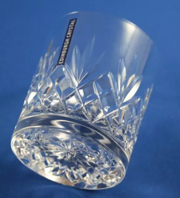 EDINBURGH CRYSTAL - TAY - 6oz  WHISKY TUMBLER GLASS  7.8cm / 3"  UNUSED NEW 2