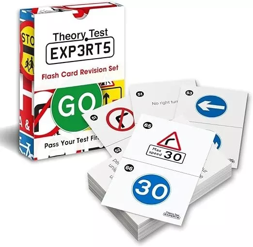Theory Test Experts 128 Road Signs Flash Cards 2024 UK - Driving Instructor uk#1
