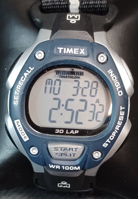 timex ironman triathlon watch 100 lap memory