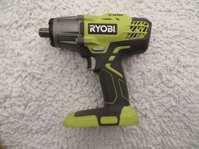 Ryobi  3-Speed Cordless Impact Wrench (Bare Tool), 1/2" Drive, Model R18IW3-0.