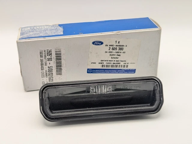 Pulsante Interruttore Luce Targa Per Ford Focus M3 - Ricambio BM51-19B514-AE - 1 Pezzo LED Nero