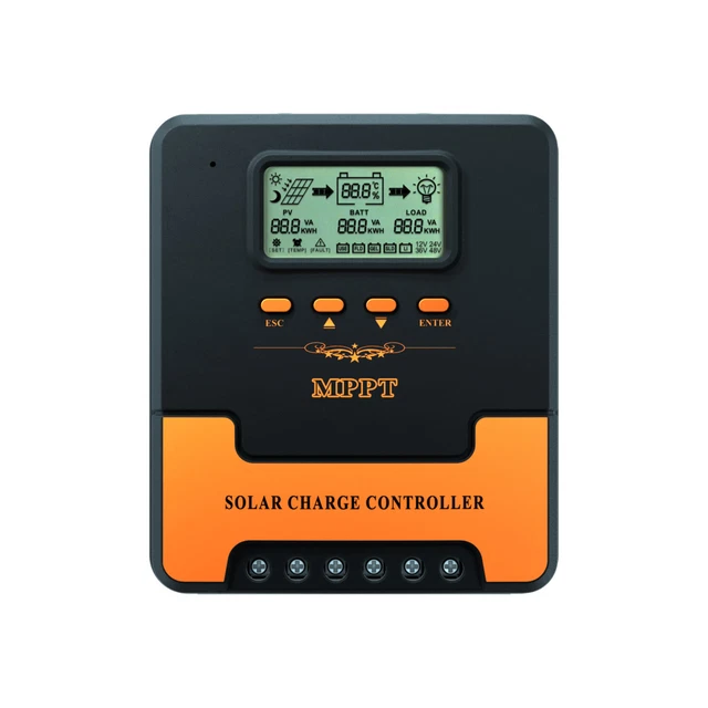 Regolatore di carica solare solare MPPT 12 V/24 V controller fotovoltaico 50 V/100 V 20 A/40 A/60A 0% IVA
