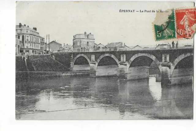 51  Epernay  Le Pont De La Marne