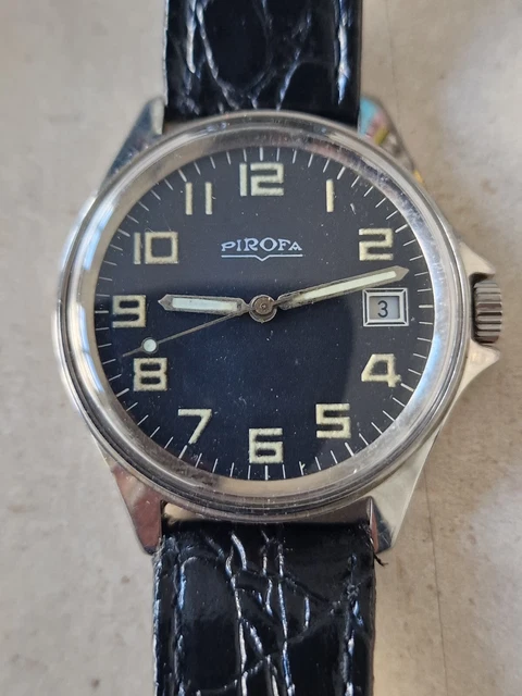 Montre Vintage Mécanique Militaire , ROCAR , ne Fonctionne pas