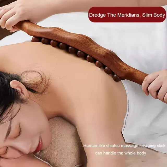 Wooden Scraping Stick Massage Tools Massager for Shoulder Waist Back Tool