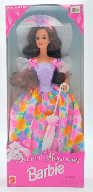 1996 Sweet Magnolia Barbie Puppe (Brunette) Special Edition/ Mattel 15654, NrfB