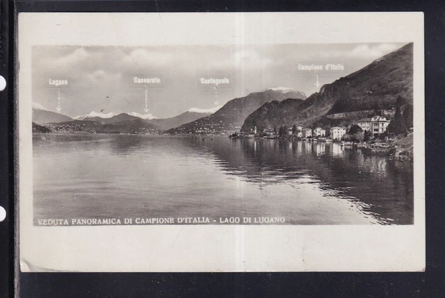 Tirage Albuminé Vintage Italie, Vallata Di Porlezza (circa 1880) - Format 10.5x13.5 Cm