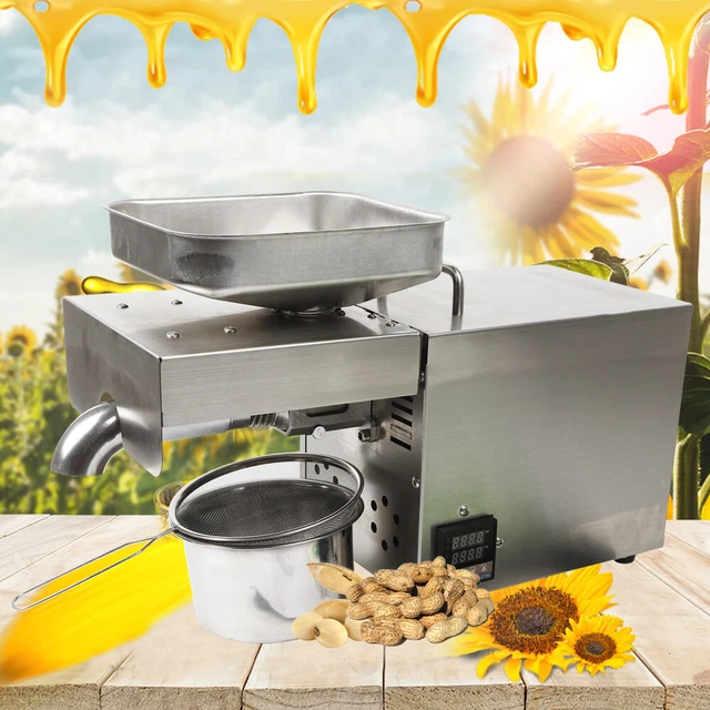 thumbnail image 2 of Oil Press Machine Electric Automatic Extractor Organic Oil Expeller 2 of 9