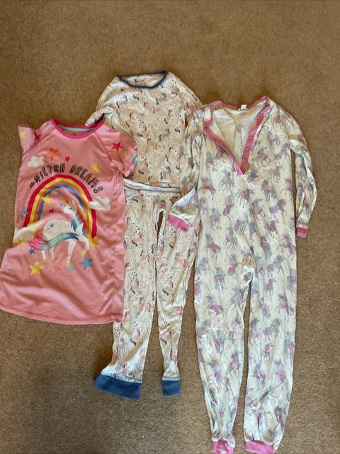 Girls clothes bundle age 8 9 10 monsoon joules dress jumper tops leggings pyjama 4