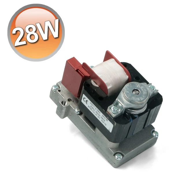 Motoriduttore Kenta K9115062 Per Stufe A Pellet | Coppia 25 Nm, Velocità 2 Rpm, Alimentazione 220V AC | Diametro Albero 8.5 Mm, Pacco Lamellare 30 Mm
