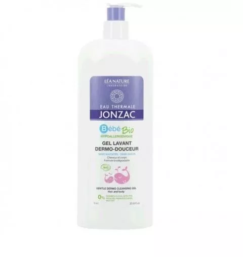 Jonzac Bébé - Gel Lavant Dermo-Douceur - 1 Litre - BIO - Neuf