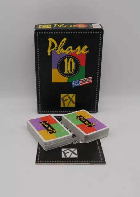 Phase 10 von FX Ravensburger Kartenspiele von 1998 Familienspiel vollständig