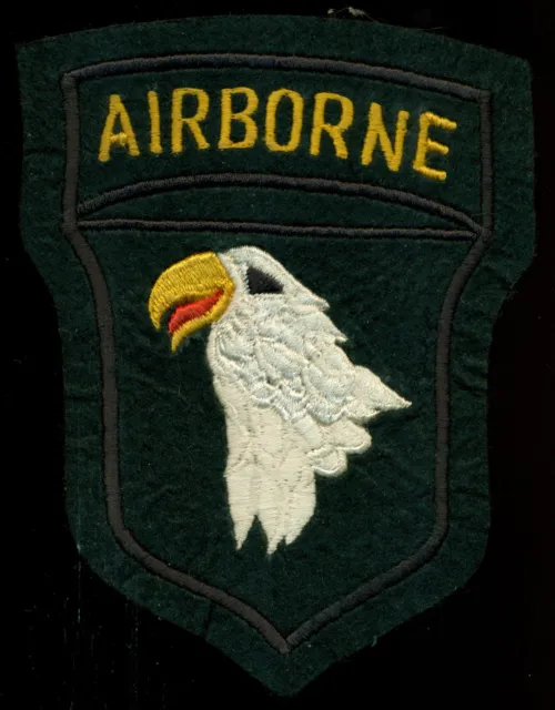 US Army WW2 or Later 101st Airborne Division Felt Patch S-12