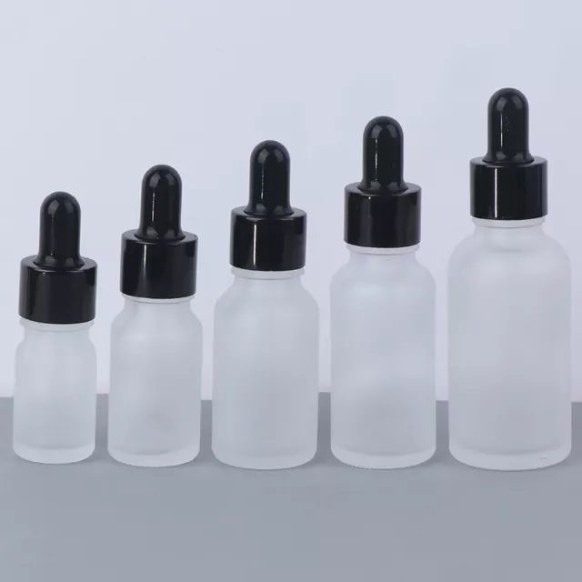 Botellas gotero de 5/10/15/20/30 ml botella de vidrio de aceite esencial gotero@