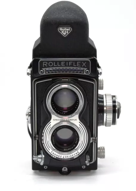 Rolleiflex T (K8 T2) TLR 6x6 con Tessar 75mmm F3,5 + Prism Finder - #2160836