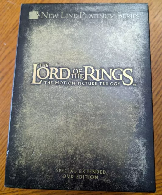 LORD OF THE RINGS TRILOGY - 12 Disc Special Extended Edition ALL 3 SETS DVD