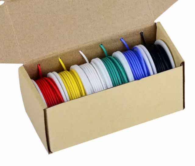 TUOFENG 20 AWG Electrical Wire Kit, Colored Wire 0.52mm² Flexible Silicone Wire6