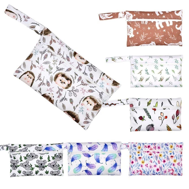 Diaper Bag Baby Waterproof Wet Dry Nappy Handbag Stroller Carry Pack Storage 1Pc