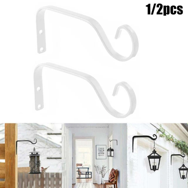 Supports de Panier Suspendus d'extérieur, Crochets de Jardin en Métal