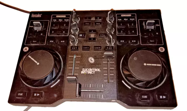 Hercules DJ Control Instinct Deejay Zweikanal MIDI Controller / Mixer