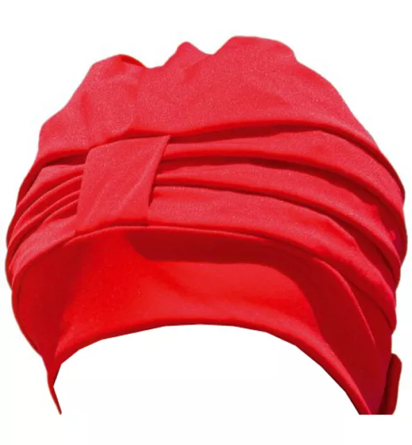 Bonnet Femmes Rouge Polyester Bonnet Avec Fermeture Scratch, 3473 40