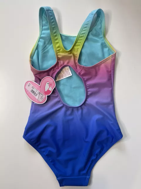 Costume da bagno Debenhams Bluezoo Stay Cool età 4-5 multicolore nuoto spiaggia nuovo con etichette 2