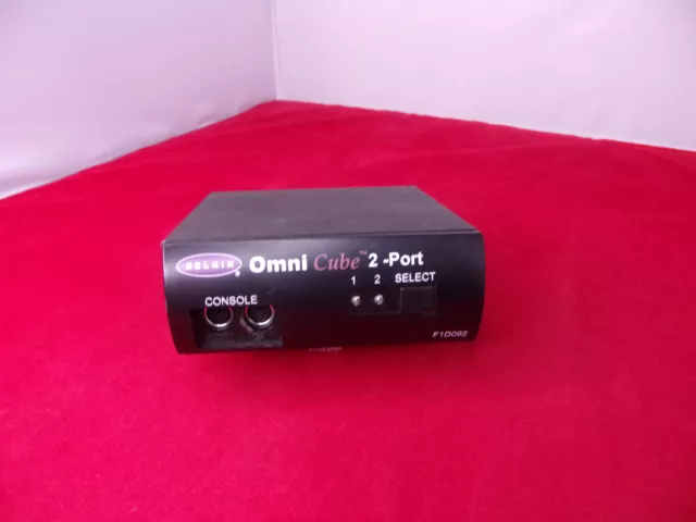 Belkin Omni Cube 2 Port F1D092 KVM Switch Ps/2 & Svga