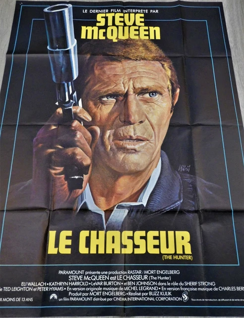 Le Chasseur Affiche ORIGINALE 120x160cm Poster 47" 63" 1980
