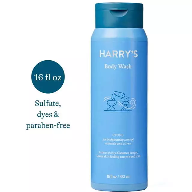 Harry'S Men'S Cleansing Body Wash, Stone Scent, 16 Fl Oz with free shipping .