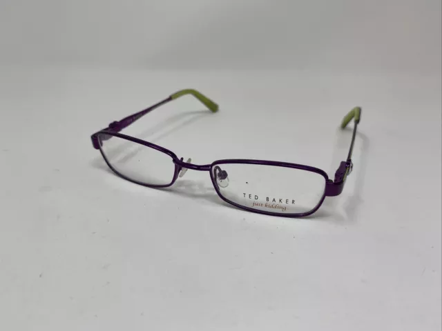 Ted Baker Just Kidding Eyeglass Frame B 933 Purple 44/16/125 Flex Hinge 0671