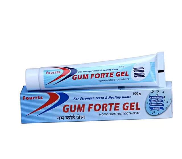 Pasta dental homeopática Fourrts Gum Forte Gel 100 gm con ENVÍO GRATUITO