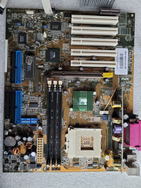 ASUS A7V MOTHERBOARD And Cooling Fan £8.25 - PicClick UK