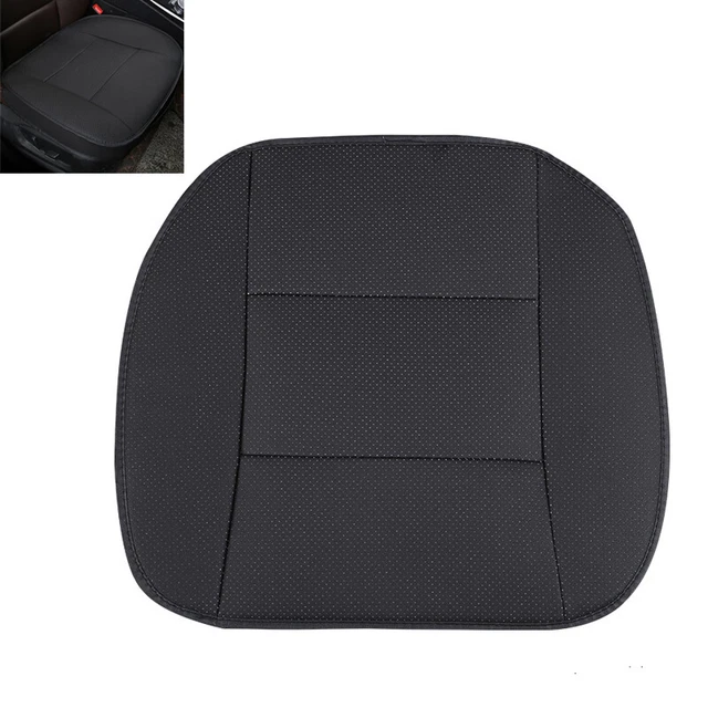 Black PU Leather Car Seat Cover 3D Full Surround Protector Cushion Accessories