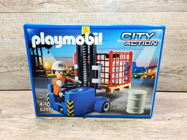 Playmobil Docker Chariot élévateur Caisse N°4476 Complet
