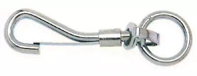 3/4-In. Zinc Round Eye Spring  Snap - Pack of 10