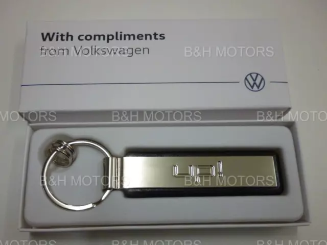 New Genuine Volkswagen Up! Silver Keyring 000087010Ae Ypn