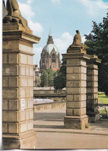 AK - (D) - Hannover - Blick vom Neuen Tor auf den Rathausturm - Top Zustand