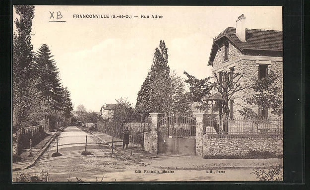 CPA Franconville, Rue Aline