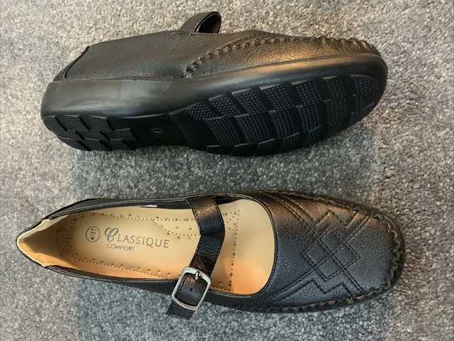CLASSIQUE COMFORT BLACK Flats Size 6 shoe 1.10 PicClick UK