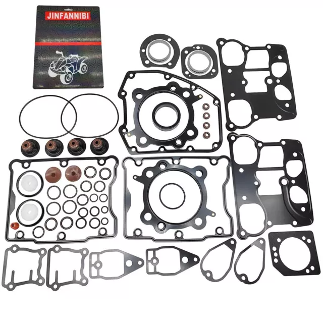 Cylinder Top End Gasket Kit Set for Harley Dyna Low Rider Electra Glide Softail