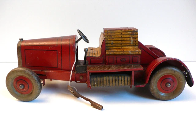 Voiture Ancienne JEP Delahaye Tôle - Réf 7585, 26 Cm - Années 1950-54 - À Restaurer