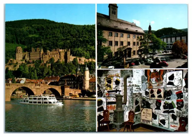 Heidelberg Allemagne Vieux Pont Et Château non Utilisé Carte Postale