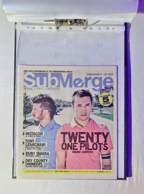 Rare Twenty One Pilots Submerge Newspaper - February 4 - 18  2013