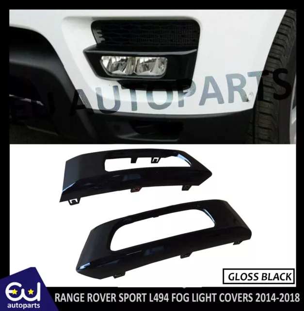 Front Fog Lamp Light Surround Trim Cover N/S O/S Pair For Range Rover Sport L494