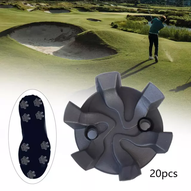 20 Stück Golfschuhe Spikes Ersatz Metall Gewindeschraube Golf Spikes Stollen