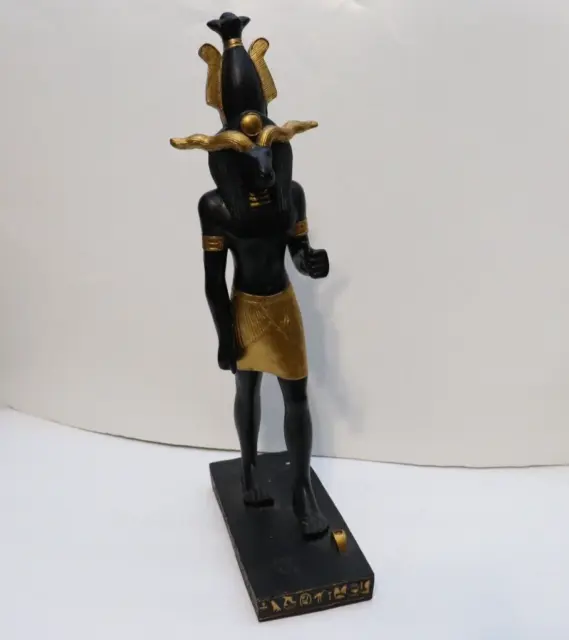 Egyptian Ram Head God Creator of Mankind Khnum Statue 16" Summit Collection