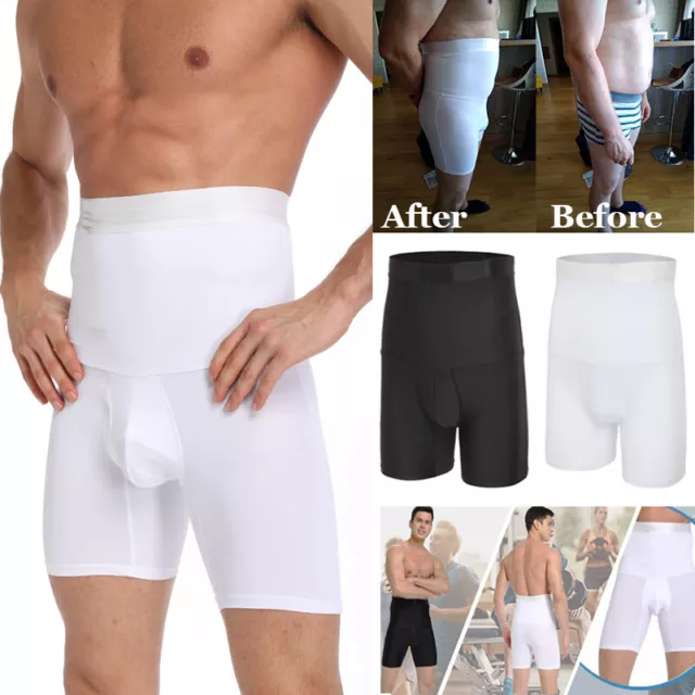 Men's Body Shaper Shorts Slimming Modeling Girdles Anti Chafing Boxer Underwear