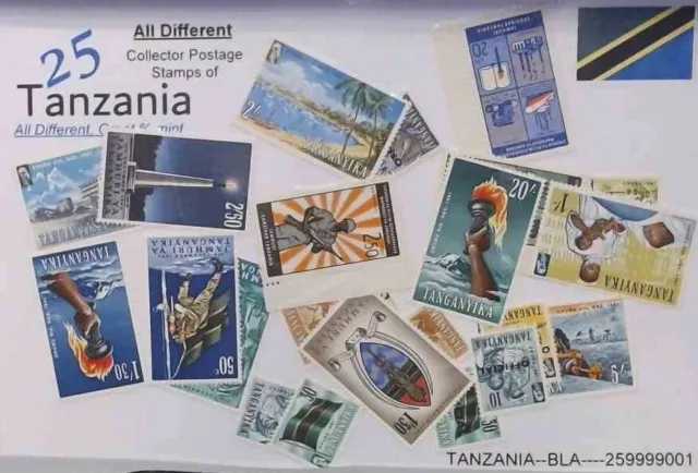 Tanzania Postal Postage Stamp Stamps Rare Mint Used Bulk 1800 1900 2000