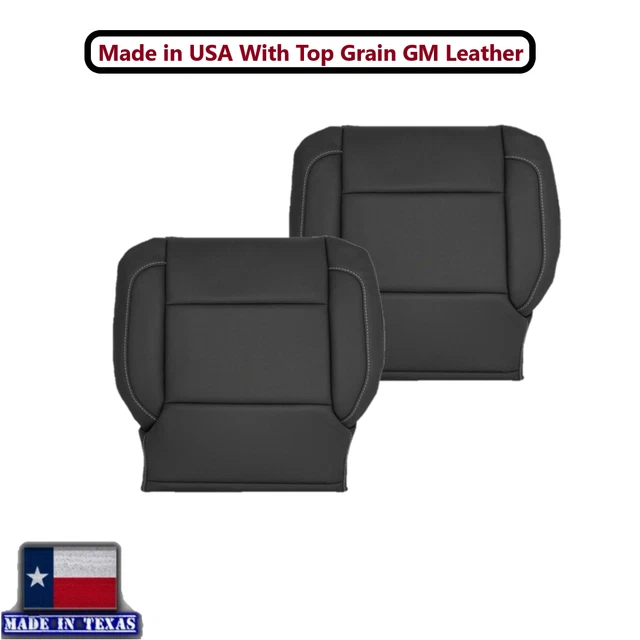 14 - 19 Chevy Silverado Tahoe Surburban GMC Sierra Yukon Black Bottom Seat Cover